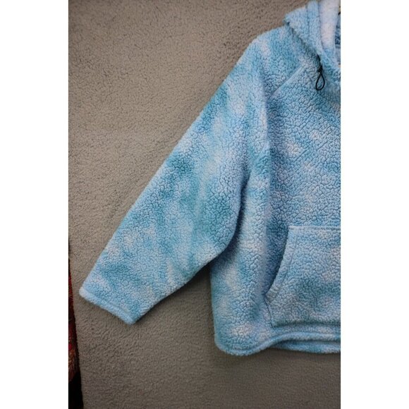 Pink by Victoria's Secret Plush Fleece Pullover Hoodie-XL-Oversized - Picture 10 of 13